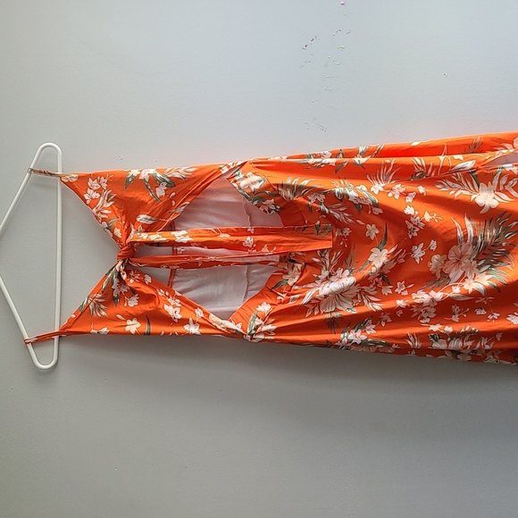 Womens Summer Sexy Sling Dress Hollow Cut Out Belly Slit Beach Casual Dress 2X - Picture 6 of 13